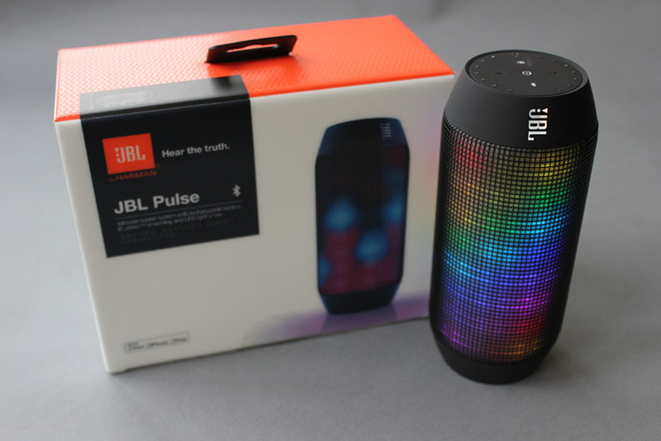 jbl pulse音乐脉动便携无线音响 蓝牙音箱 支持nfc炫彩360度led灯