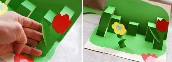 【创意手工】亲子制作立体贺卡