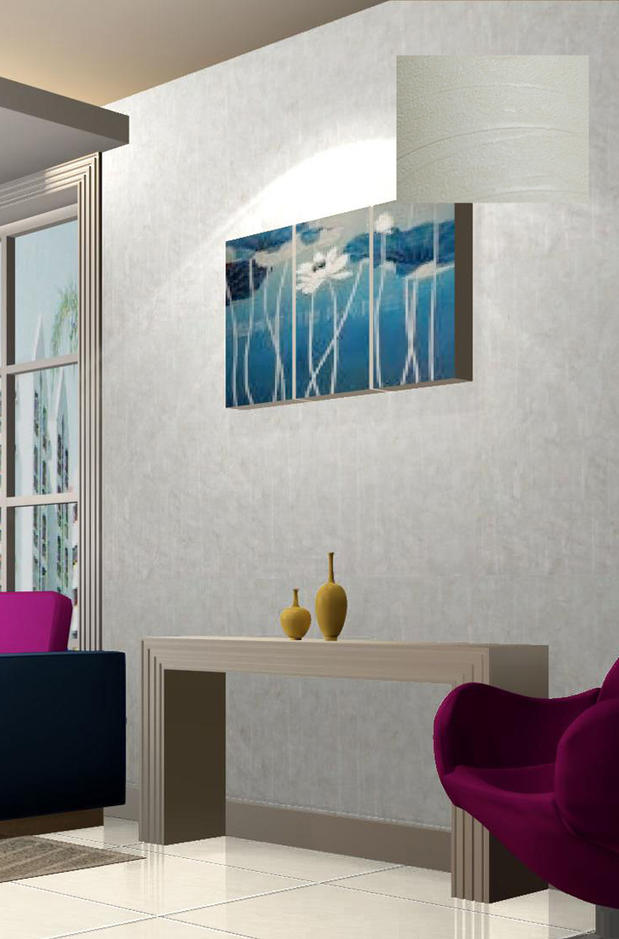 环保PVC墙纸 现代简约不规则条纹 客厅卧室电