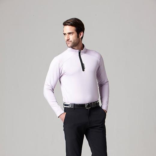 男款长袖半门襟保暖衣（14WPS206） 商品图0