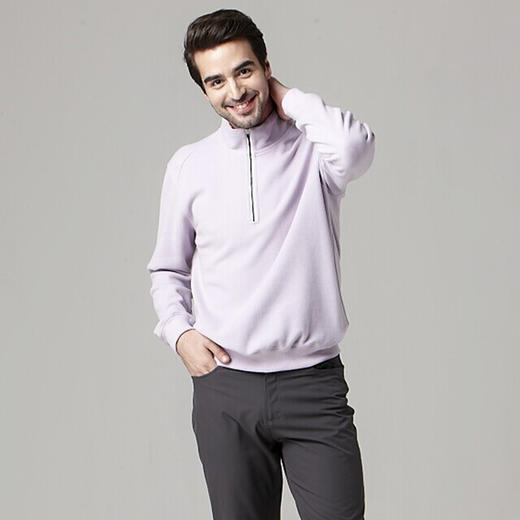 男款长袖法式罗纹衫（14WPS203） 商品图3