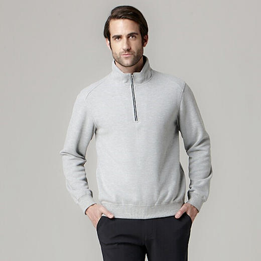 男款长袖法式罗纹衫（14WPS203） 商品图0