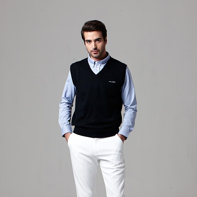 男款毛衣背心（14WPS208）