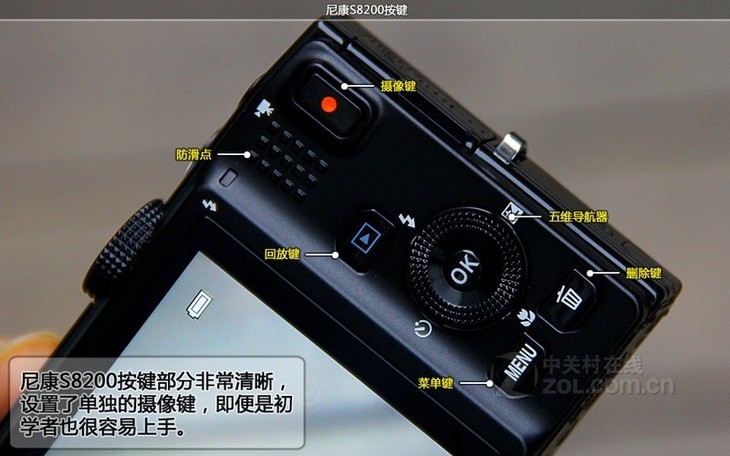 尼康coolpix s8200 长焦卡片数码相机 14倍变焦