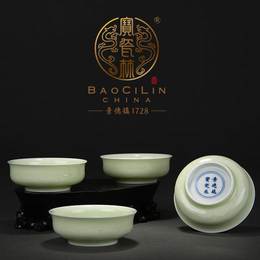 【宝瓷林】莲运八宝四杯套组 商品图0