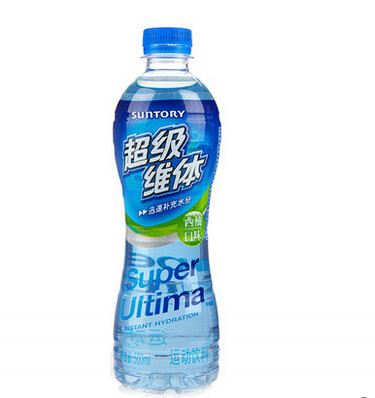 三得利超级维体运动饮料西柚味500ml*15瓶