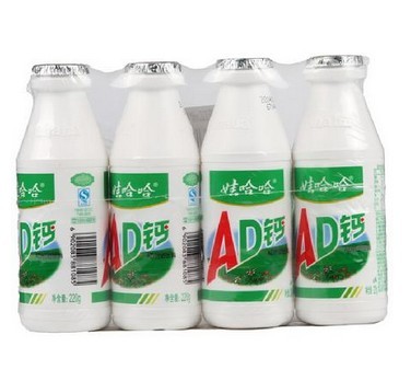 娃哈哈 ad钙奶220ml*4小瓶