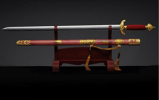 镀金鱼皮乾隆宝剑（未开刃） 商品图1
