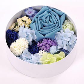 （永久下架）丝绸故事 高档真丝丝巾花礼盒 八号色