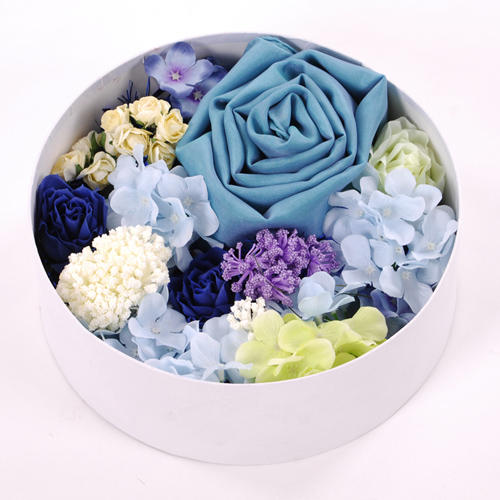 （永久下架）丝绸故事 高档真丝丝巾花礼盒 八号色 商品图0