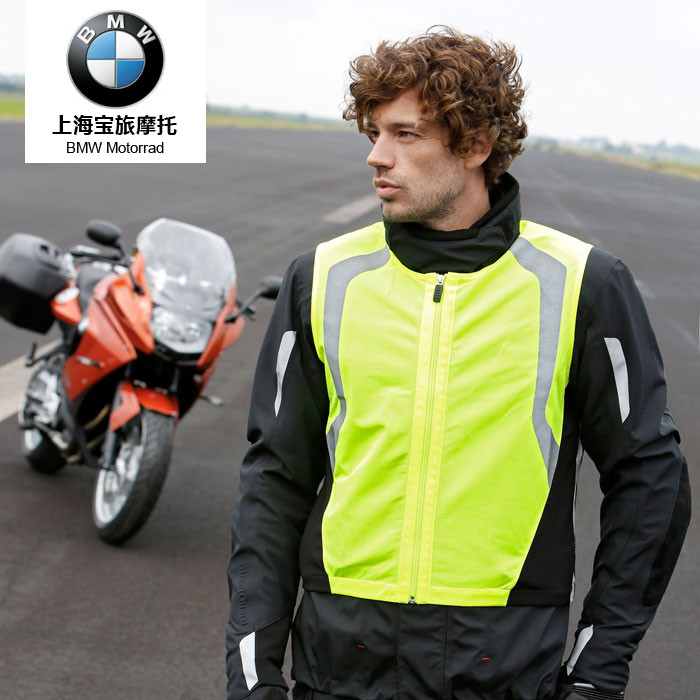 bmw 宝马 highviz 马甲 荧光 高可见度 骑行服 摩托 春夏秋冬