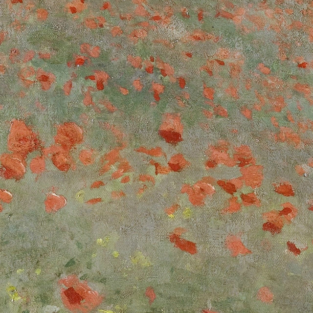 绘享慢心油画沙龙之莫奈亚嘉杜的罂粟花田