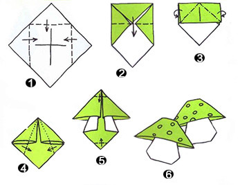 折法6-小蘑菇