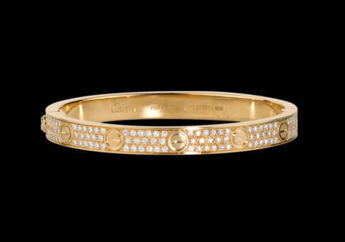 cartier(卡地亚) love系列18k金手镯