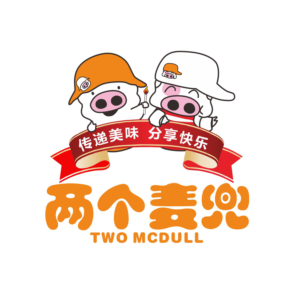 卡通网上零食店logo