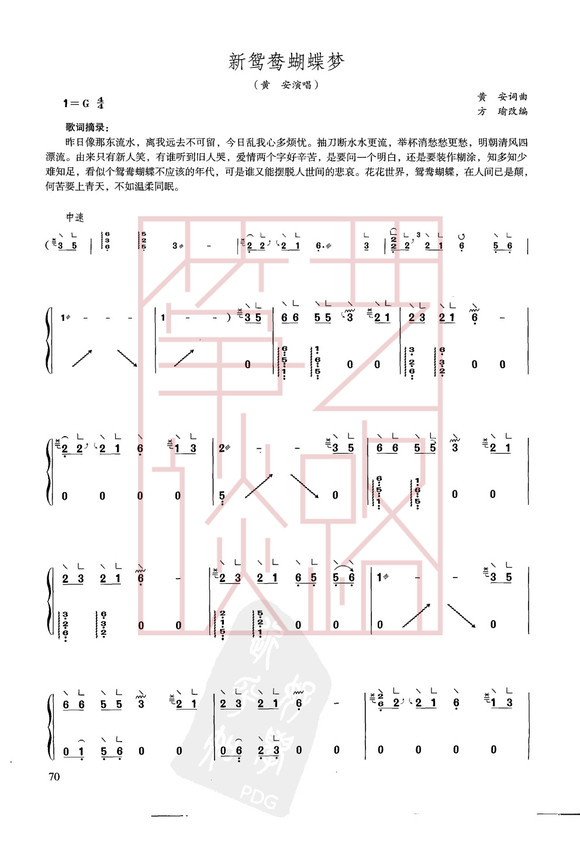 g新鸳鸯蝴蝶梦 - 艺路筝谈