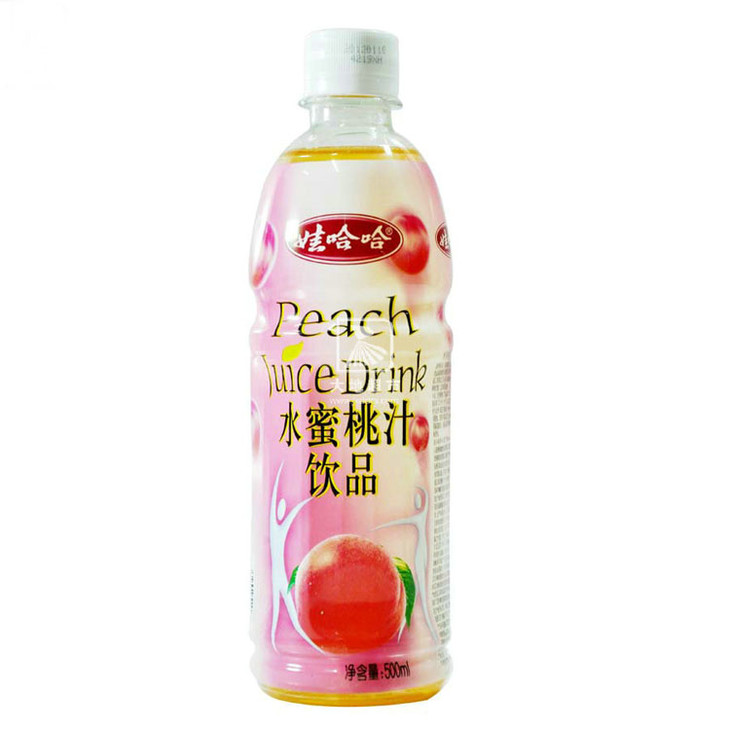 娃哈哈水蜜桃汁饮品500ml