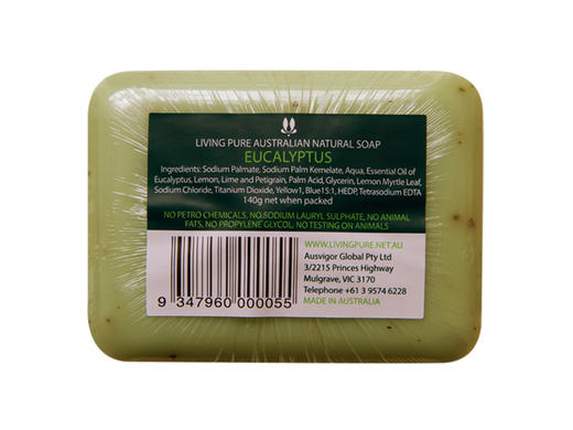 丽珀Living Pure天然香皂(桉树香型) 商品图2