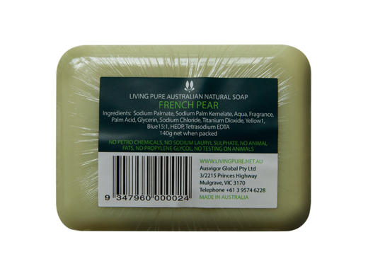 丽珀Living Pure天然香皂(法国香梨) 商品图2