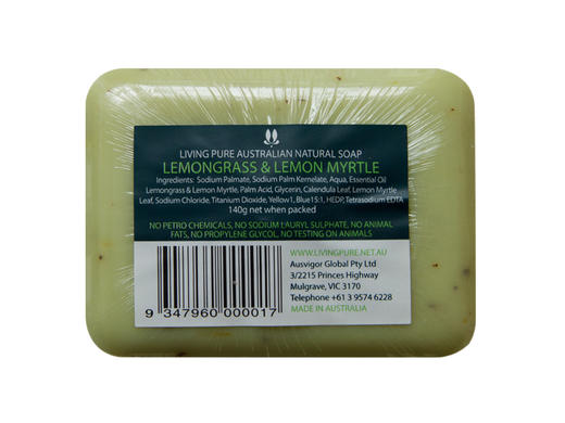 丽珀Living Pure天然香皂(柠檬草和香桃叶) 商品图2