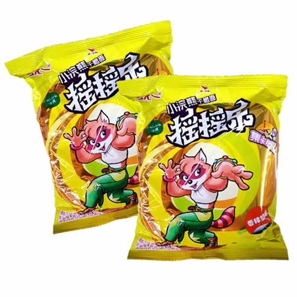 统一摇摇乐香辣蟹干脆面50g