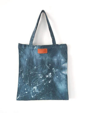 独立设计师品牌|手工制作|全棉植物染帆布包