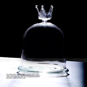 100%玻璃精制烟熏罩，烟熏绝配，分子盛器 烟熏罩