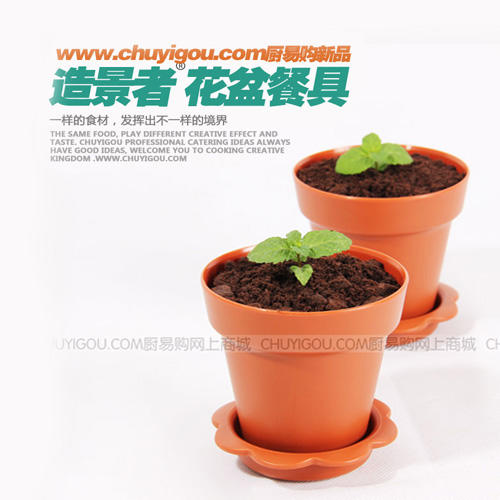 造景者®创意盛器 分子菜品盛器 花盆器皿  小盆栽  分子美食盛器 【10只装】 商品图2