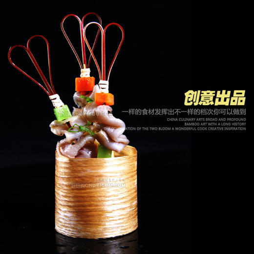 艺术竹签——古扇签 意境菜装饰 古扇签【50只装】 商品图4