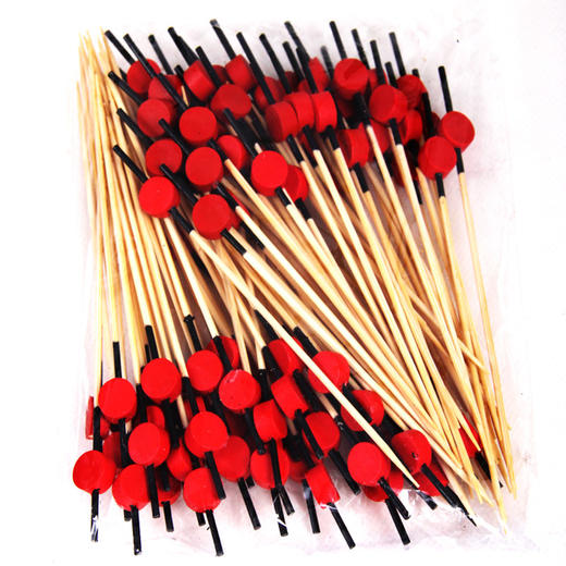 艺术竹签 艺术牙签·中国鼓【3号】每包100只 冷菜热菜造型工具 商品图1