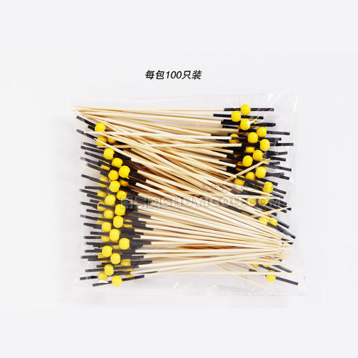 艺术竹签 黄珍珠【100只/包】 商品图2