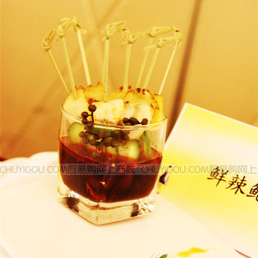 艺术竹签 艺术牙签·竹叶青【2号】每包100只 冷菜热菜造型工具 商品图6