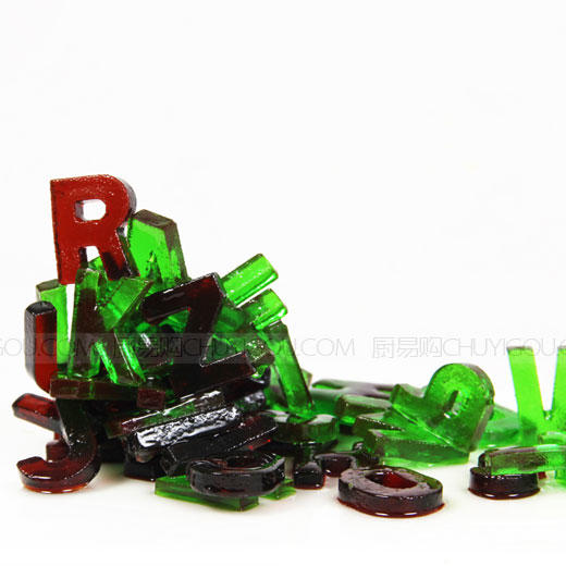 创意字母模具·糖艺模具，正辉模具，盐雕、冰雕、琼脂雕、巧克力雕多用模具，26个子母全部包括 商品图1