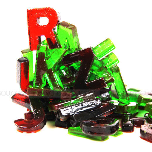 创意字母模具·糖艺模具，正辉模具，盐雕、冰雕、琼脂雕、巧克力雕多用模具，26个子母全部包括 商品图0