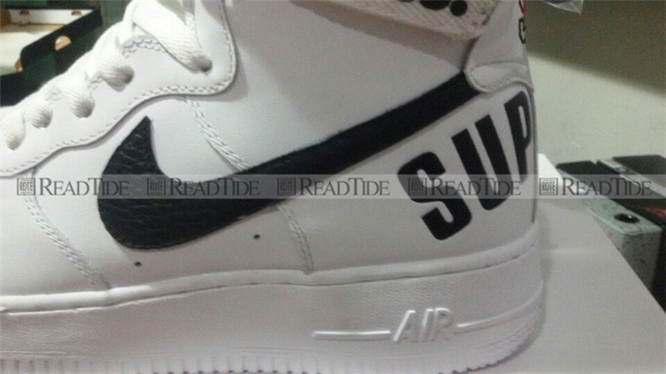【公司级】nike air force 1&supreme sn联名款白鞋黑标 698696-100
