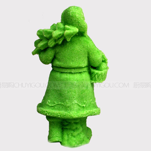 提篮圣诞 圣诞 模具 盐雕模具 冰雕模具 巧克力模具 琼脂雕模具 糖艺模具 商品图4