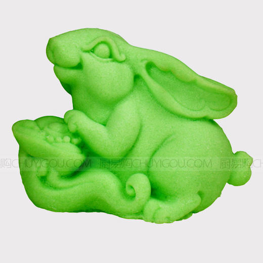 如意兔·盐雕模具、冰雕模具、琼脂雕模具、多功能模具 商品图0