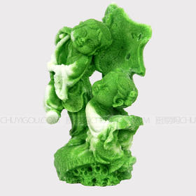 和合二仙·盐模、冰模、琼脂雕模具都能做