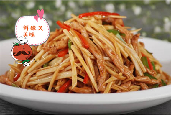 文怡心厨房茭白炒肉- _感人网