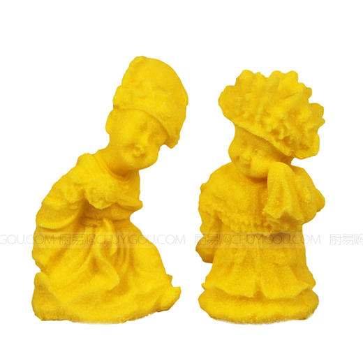 中式新郎新娘·盐雕模具、冰雕模具、琼脂雕模具、巧克力雕模具多功能产品【套装】 商品图6