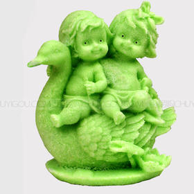 天鹅喜娃娃·盐雕模具、冰雕模具、琼脂雕模具都能做！正辉模具制造厨易购呈现！