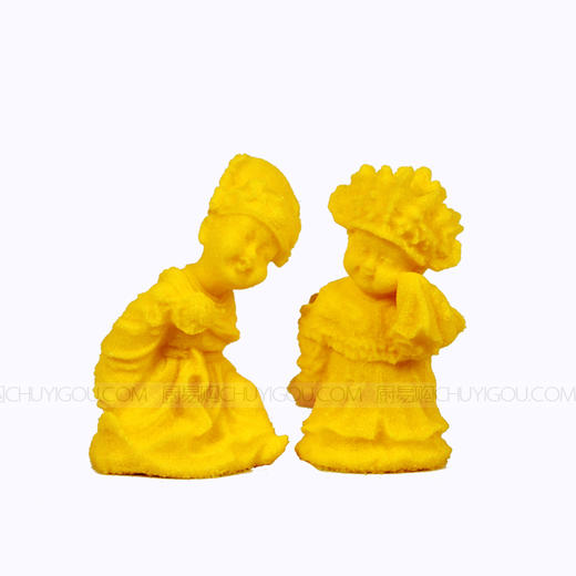 中式新郎新娘·盐雕模具、冰雕模具、琼脂雕模具、巧克力雕模具多功能产品【套装】 商品图1