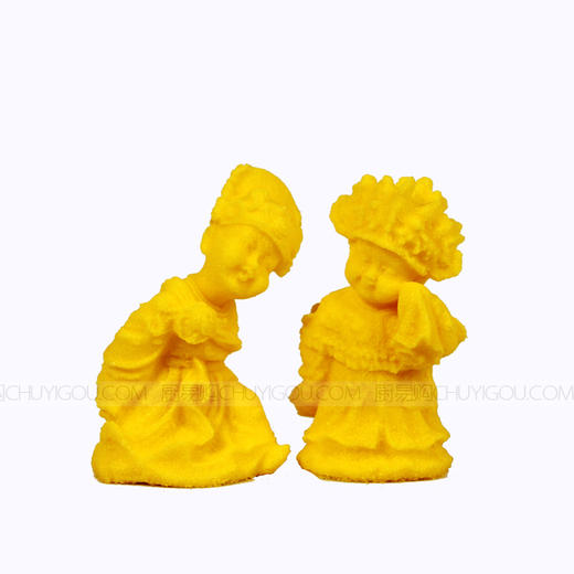 中式新郎新娘·盐雕模具、冰雕模具、琼脂雕模具、巧克力雕模具多功能产品【套装】 商品图4