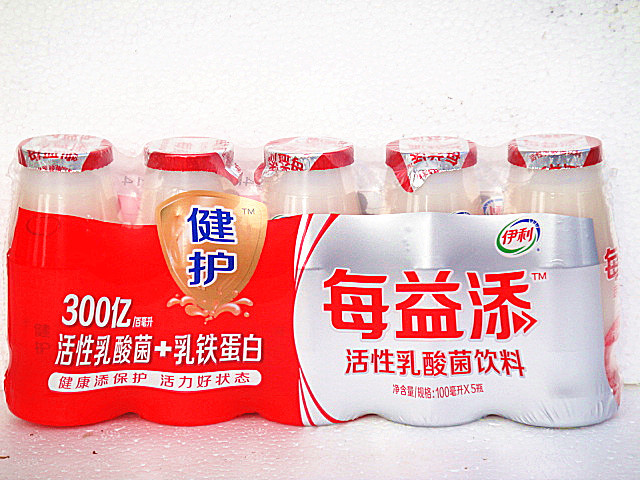 伊利每益添活性乳酸菌饮100ml*5