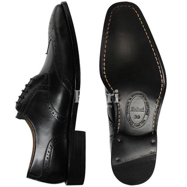 仕族Eabri头层牛皮男士雕花真皮低帮鞋 男士商