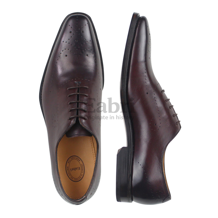 仕族Eabri真皮手工低帮正装皮鞋 男潮流正装商