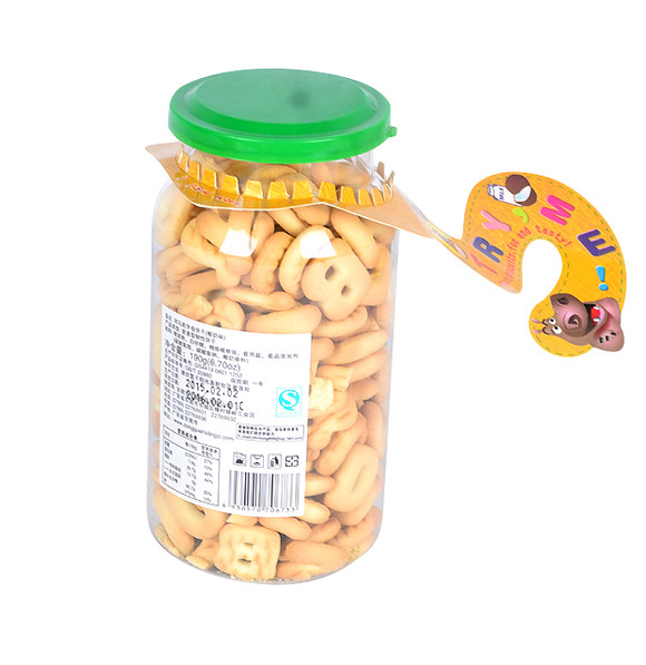 河马莉字母饼干190g