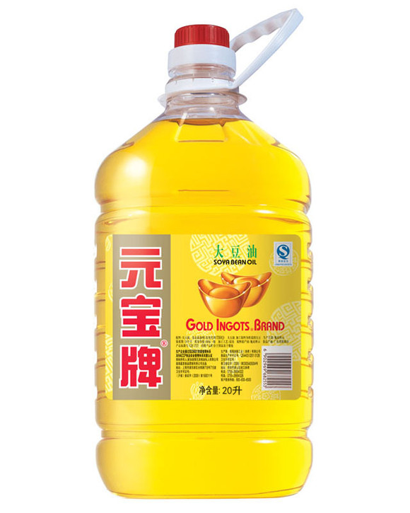 餐饮专供 元宝大豆油20l