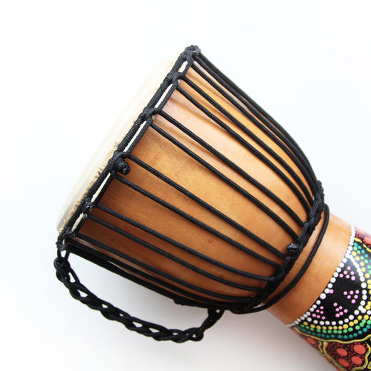 米马杂货 来自印尼 手工制作的真皮鼓 打击乐是最原始的音乐 商品图1