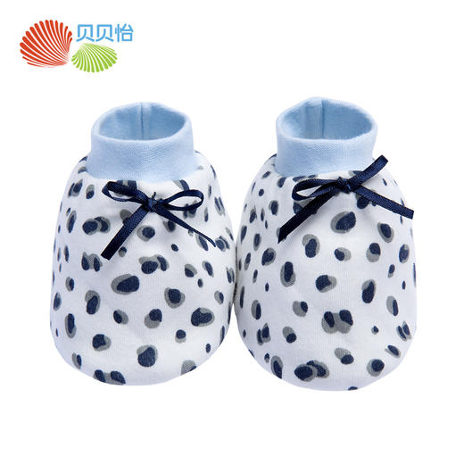 贝贝怡新生儿用品男女宝宝纯棉婴儿袜套护脚套棉袜 151P144 商品图3